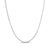 1.6mm Rope Chain Necklace in Solid 14K White Gold