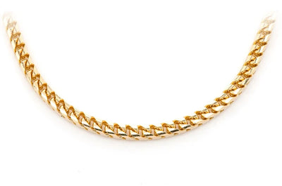 4MM Franco Chain 14k Solid Gold Chain