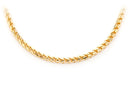 3.5MM Franco 14k Solid Gold Chain