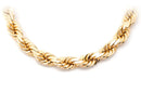 8MM Rope 14k Solid Gold Chain