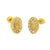 14K Gold Lady of Guadalupe-Crystal Stud Earrings With Screw Back - Shryne Diamanti & Co.