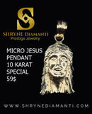 Micro Jesus Pendant - Shryne Diamanti & Co.