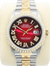 Rolex Red Datejust 36MM w/ Diamond Bezel - Shryne Diamanti & Co.