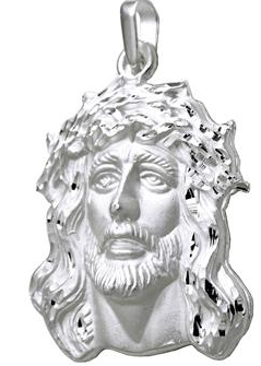 Sterling Silver Jesus Christ Piece - Shryne Diamanti & Co.