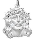 Sterling Silver Jesus Christ Piece - Shryne Diamanti & Co.