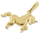 14K Gold Prancing Unicorn - Shryne Diamanti & Co.