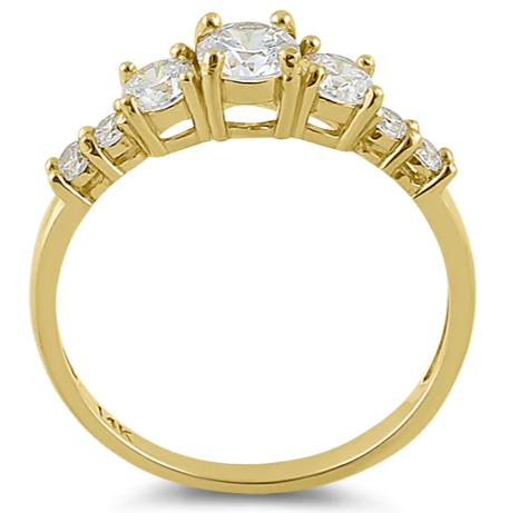 14K Celestial Engagement Ring - Shryne Diamanti & Co.