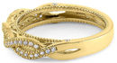 14K Royal Twist Ring - Shryne Diamanti & Co.