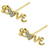 14K Love Diamond Earrings - Shryne Diamanti & Co.