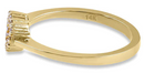 14K Shimmering Heart Ring - Shryne Diamanti & Co.