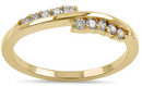 14K Elegant Overlapping Ring - Shryne Diamanti & Co.