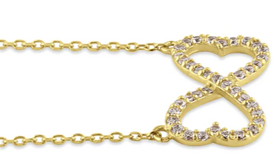 14K Infinite Diamond Necklace - Shryne Diamanti & Co.