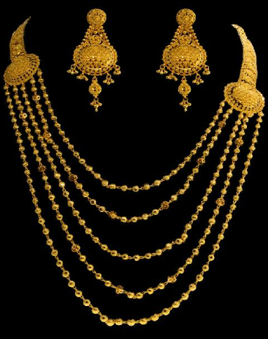 22K Gold Necklace Set - Shryne Diamanti & Co.