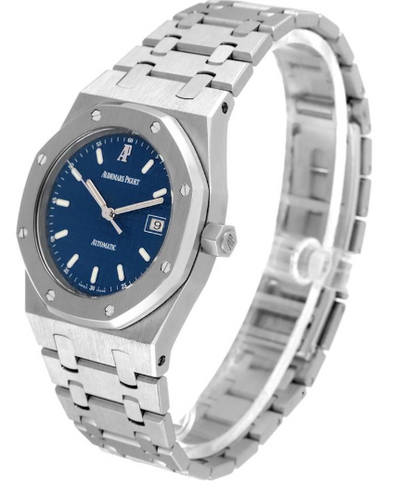 Audemars Piguet Royal Oak Blue Dial Steel Mens Watch - Shryne Diamanti & Co.