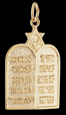 14K GOLD TEN COMMANDMENTS SET - Shryne Diamanti & Co.